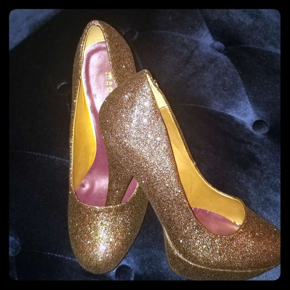 Glitter heels